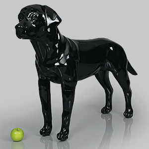 狗模型维多利亚 - 亮黑色